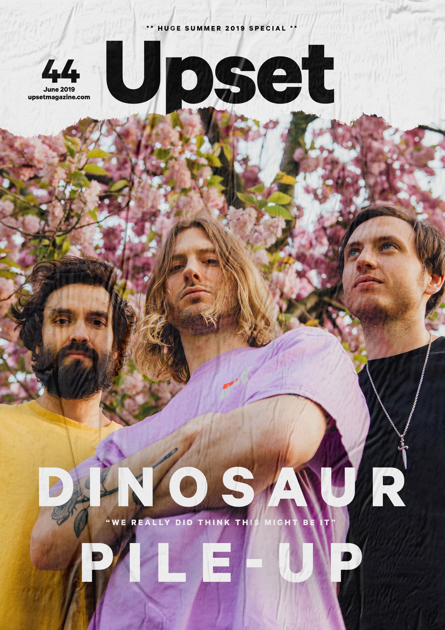 Upset, June 2019 (Dinosaur Pile-Up cover)